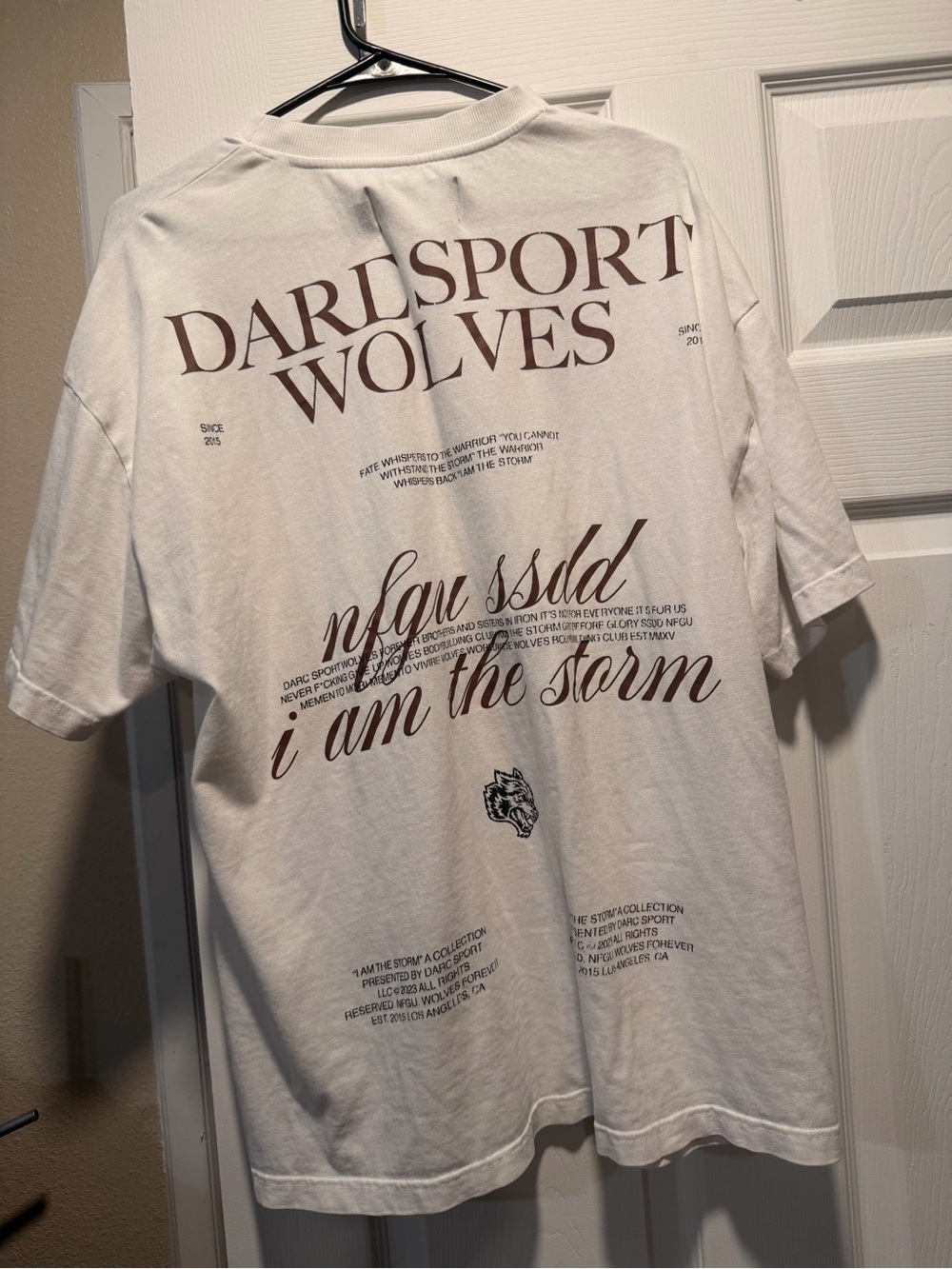 Darc sport “I Am The Storm" Graphic Tee - White